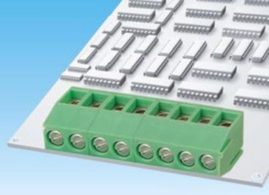 Picture of TERMINAL BLOCK R/A 3W 3.96 GR PCB