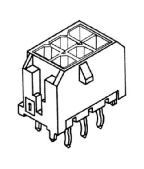 Picture of HEADER DIL 3.0 STR 08W  43045