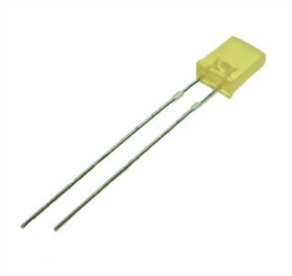 Picture of LED RECT YEL 2x5 160DEG