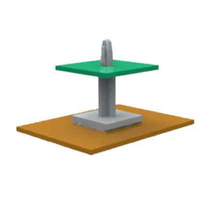 Picture of SPACER PLA LCK-FLT H=8   CSS-8
