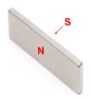 Picture of POLARISED PERMANENT MAGNET NEO N35H 50x25x12.5