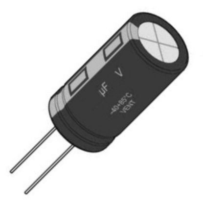Picture of ELECTROLYTIC CAPACITOR RADIAL 1000uF 35V ST 13x21 P=5