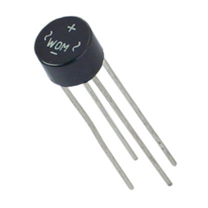 Picture of BRIDGE RECTIFIER RND 100V 1.5A - 1K/BOX
