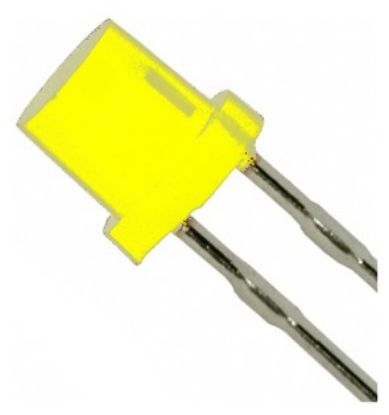 Picture of LED 8mm DI-YL RND/FLT 590nm