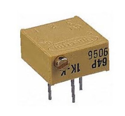 Picture of TRIMPOT POTENTIOMETER S-ADJ H-MNT 25-T 500E
