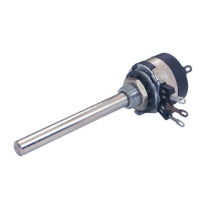 Picture of POTENTIOMETER W/SWITCH S/T LIN P/M 21mm 10K SF=6mm.