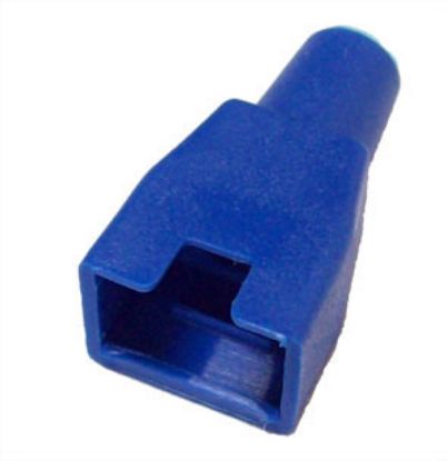 Picture of BLUE 27mm RJ45 BOOT FOR ROUND NETWORKING CABLE
