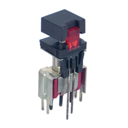 Picture of SWIT P/BUTT SQU SPDT W/LED PCB