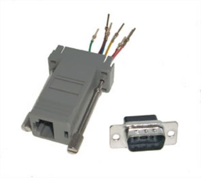 Picture of RJ45 SOCKET TO 9W D/SUB PLUG BREAKOUT ADAPTOR