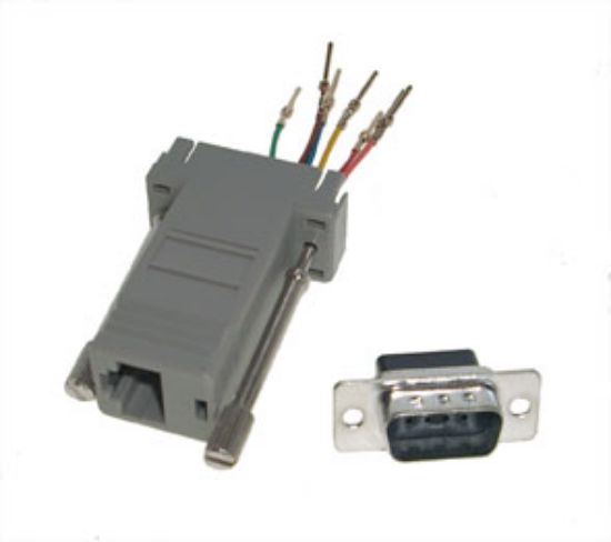 Picture of RJ45 SOCKET TO 9W D/SUB PLUG BREAKOUT ADAPTOR