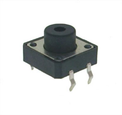 Picture of PCB TACTILE SWITCH DIL 12x12mm ROUND H=7.5