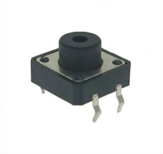 Picture of PCB TACTILE SWITCH DIL 12x12mm ROUND H=7.5