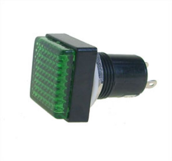 Picture of LAMP NEON 220VAC D=15mm SQ GRN