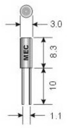 Picture of CRYSTAL DT-38   40.0KHz