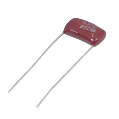 Picture of POLYESTER FILM CAPACITOR 47nF  250V P=10mm