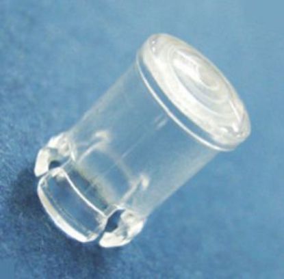 Picture of LENS CAP CLEAR T1-3/4 LED 5mm FLAT