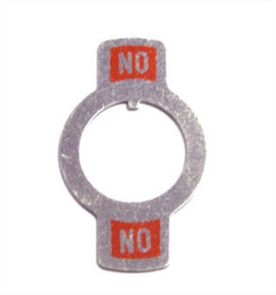 Picture of M12 ALUMINIUM LEGEND PLATE ON-ON