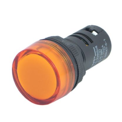 Picture of PILOT LAMP RND D22 240V ORANGE
