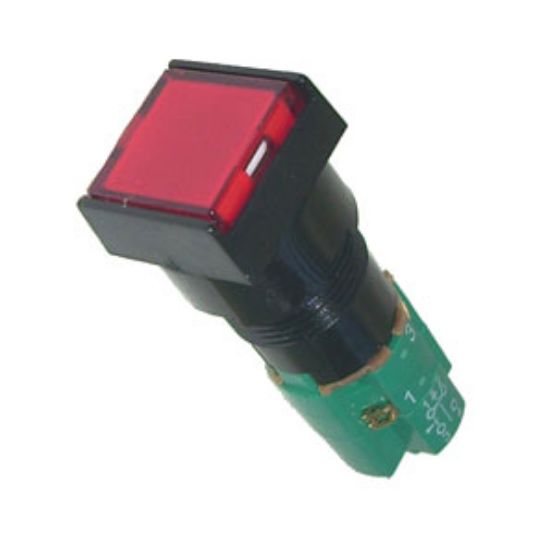 Picture of P/BUTT ILL-RED MOM 1xNO/NC 220VAC 16MM