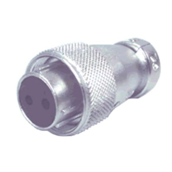 Picture of CIRCULAR POWER CONN M22 2W SOCKET IN-LINE