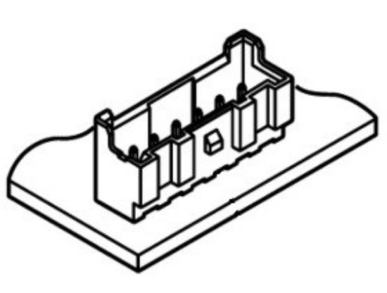 Picture of HEADER BOX PCB STR 02W 2.00