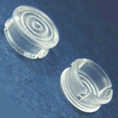 Picture of LENS CAP CLEAR FLAT TOP 5mm LED