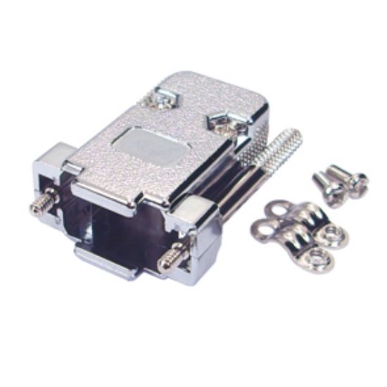 Picture of COVER 9W D-SUB METAL PLATED PLASTIC THUMB SCREWS