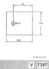 Picture of MICA INSULATING WASHER TO3P 20x25mm - DEBULK