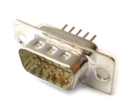 Picture of PLUG D-SUB 15W VGA PCB STRAIGHT METAL