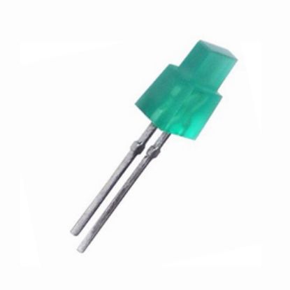 Picture of RECTANGULAR LED 1x5mm DI-GREEN 50mcd