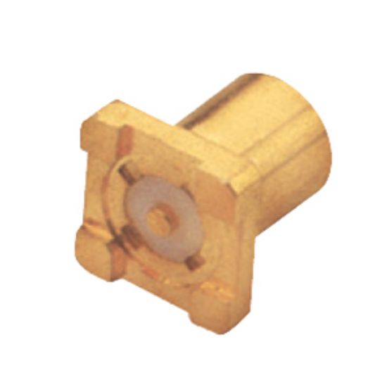 Picture of MCX-SOCKET MINI STR SMD, GOLD
