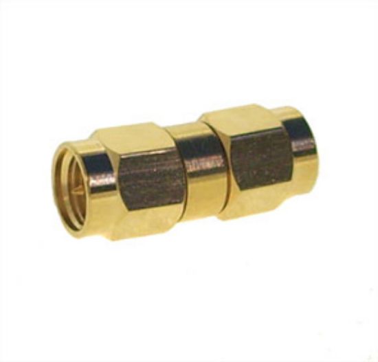 Picture of ADAPTER  SMA-PLUG TO SMA-PLUG, GOLD
