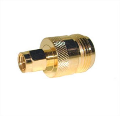 Picture of ADAPTER SMA-PLUG TO N-SOCKET,  GOLD