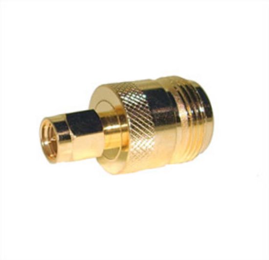 Picture of ADAPTER SMA-PLUG TO N-SOCKET,  GOLD