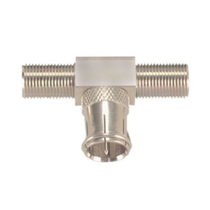 Picture of ADAPTER .F-PLUG TO 2X .F-SOCKET T-JUNCTION