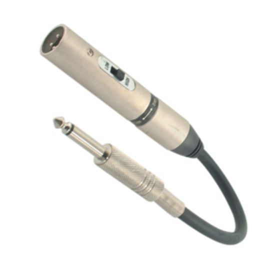 Picture of LEAD 600E/50K 6.3MONO 3-PIN M XLR