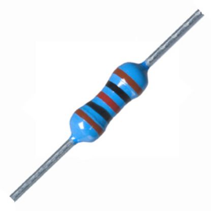 Picture of RESISTOR 1/2W ROUND M/F 1% 6E8