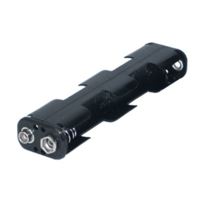 Picture of BATTERY HOLDER 4xAA  CLIP BK ==