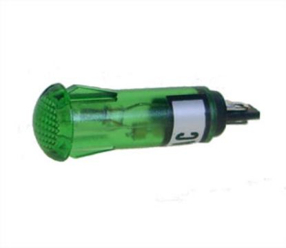 Picture of LAMP NEON 220VAC GREEN  W/RES