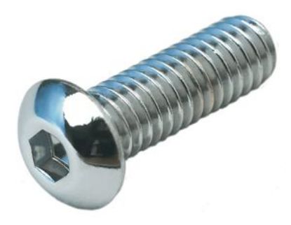 Picture of SCREW BUTTON HEAD ZINC   M3x12