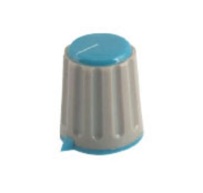 Picture of KNOB PLA BLU HEX POI 18x18x6.0