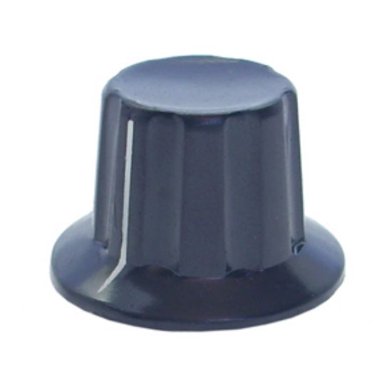 Picture of KNOB PLA BLK LIN TAPER SCR