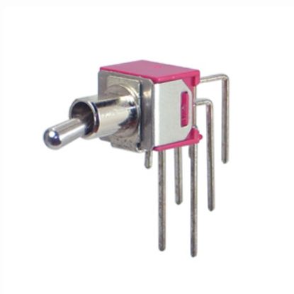 Picture of MINI TOGGLE SWITCH DPDT ON-ON R/A PCB
