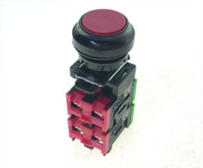 Picture of PUSH SWITCH 2xNONC 33mm    RED