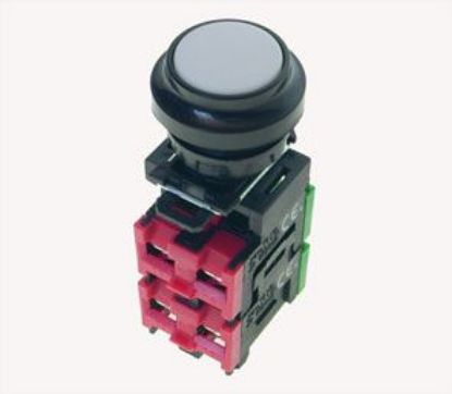 Picture of PUSH SWITCH 2xNONC 33mm  WHITE