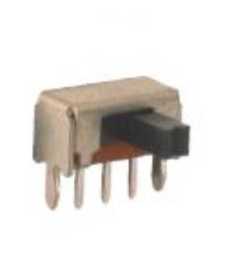 Picture of SLIDE SWITCH SPDT R/A PCB SMN