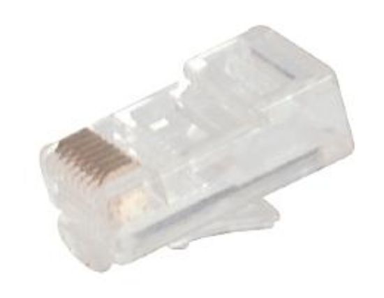 Picture of PLUG MODULAR RJ45 + INSERT