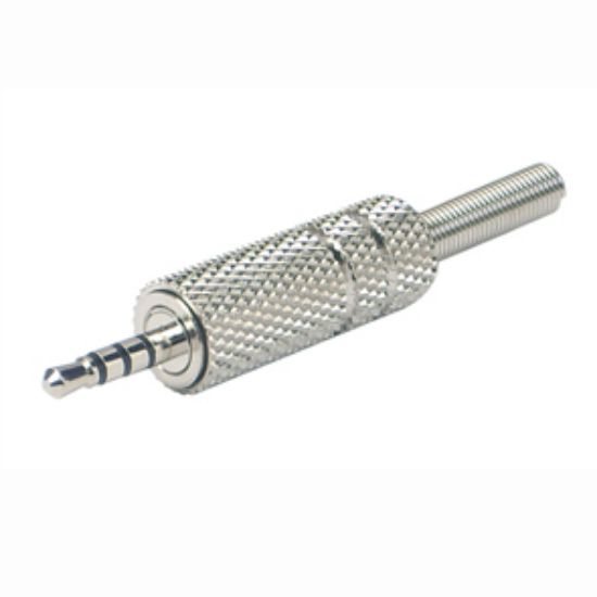 Picture of PLUG TRRS 2.5mm STEREO MN 4 POLE MET