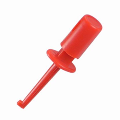 Picture of MINIATURE TEST PROBE HOOK ON RED 40mm