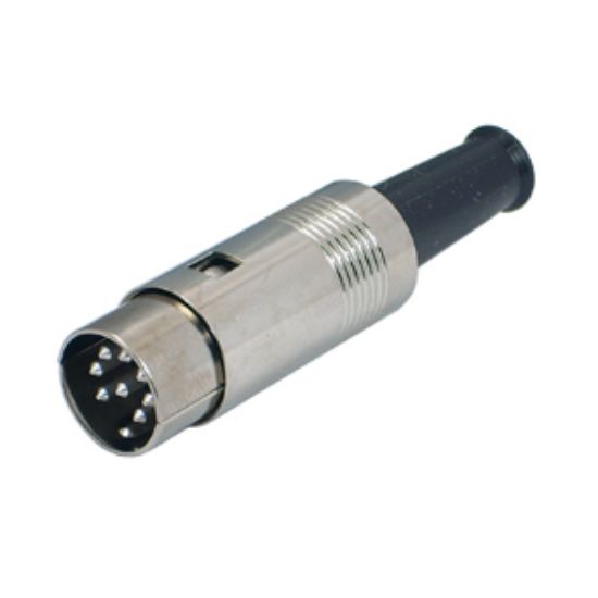 Picture of PLUG DIN 8W 315D IN-LINE METAL